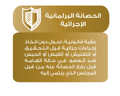 الحصانة البرلمانية الإجرائية