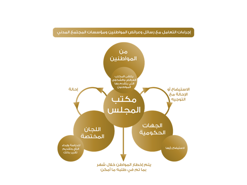 إجراءات التعامل عرائض المواطنين