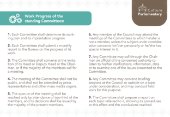 Work progress of the standing committees 