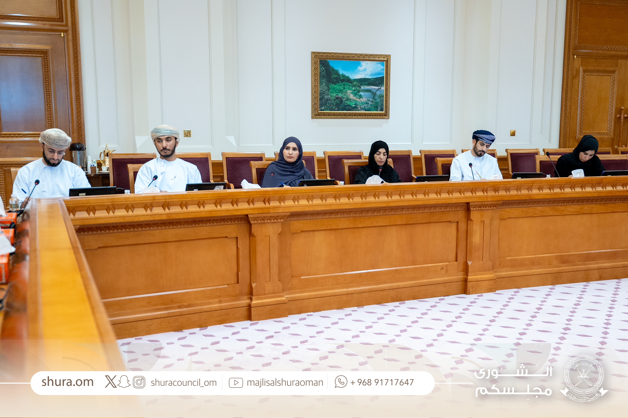 Shura Council’s Knowledge Economy Study Team Meets Specialists from Sultan Qaboos University and Discusses the University’s Efforts in Advancing the Knowledge Economy