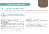 The Bureau of the council 