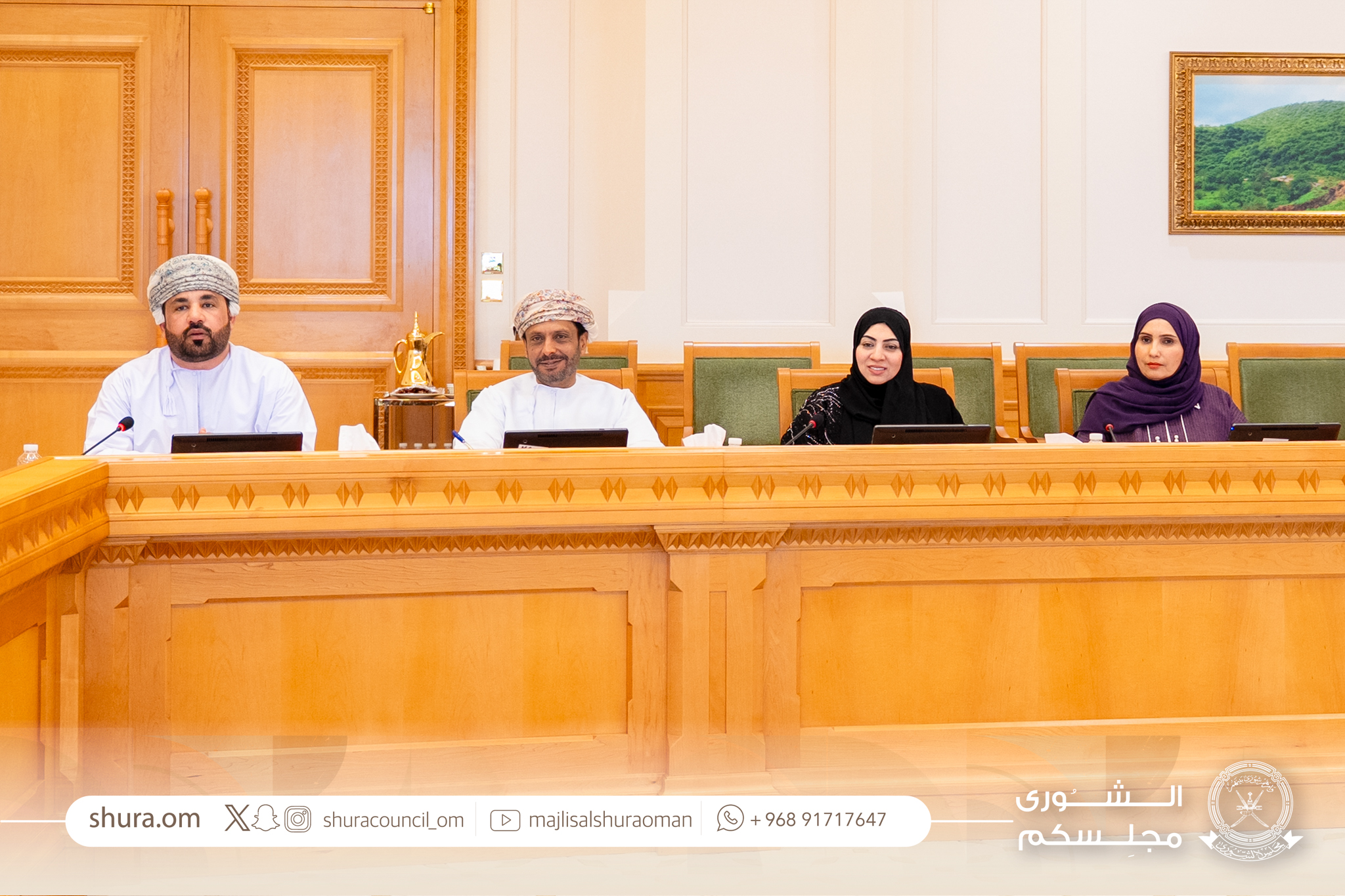 Education Committee of the Shura Council Discusses Proposal to Introduce Legal Studies Curriculum and Reviews Initiative for Joint Awareness Programme with the Royal Oman Police