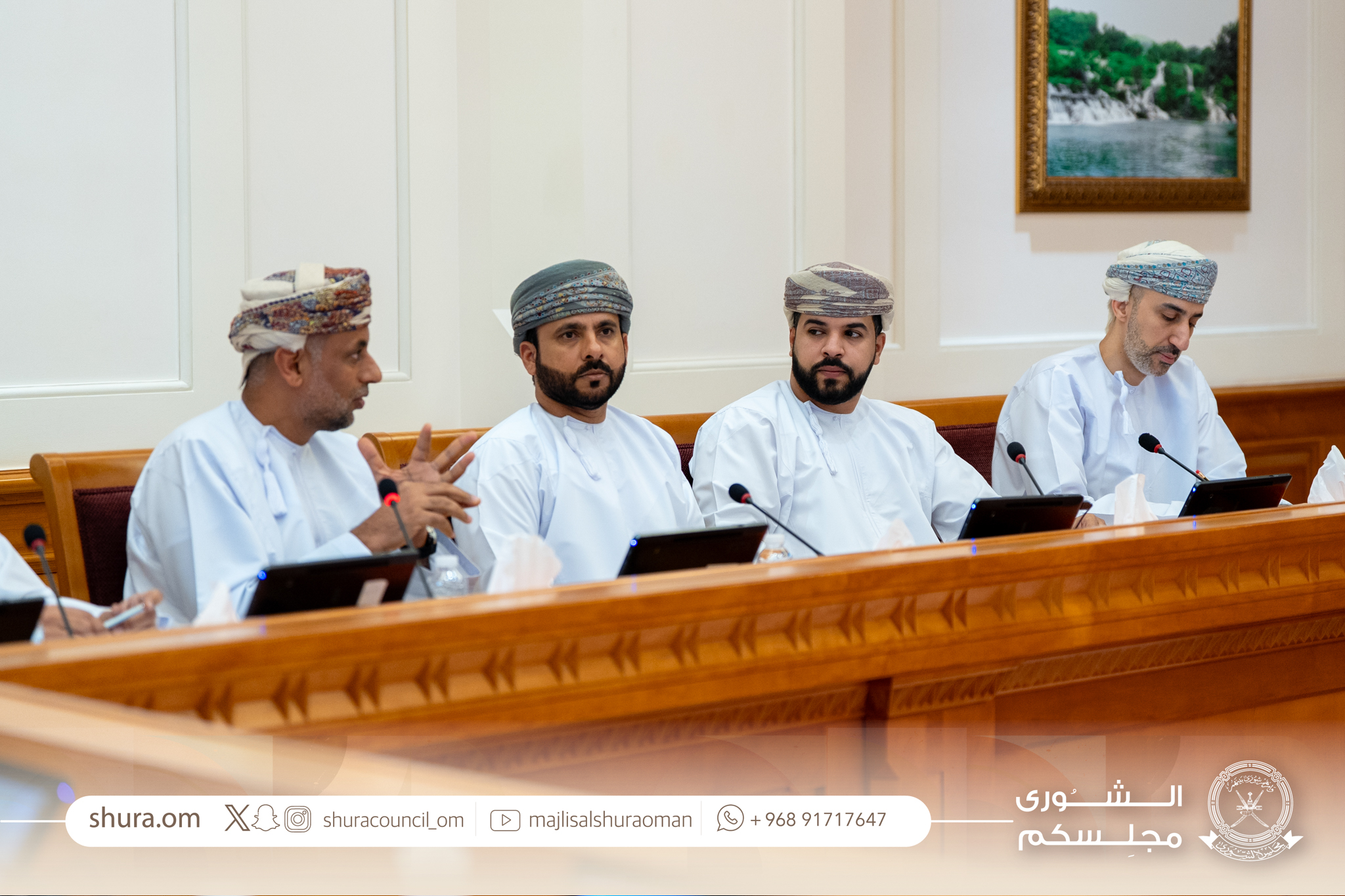 Shura Council’s Knowledge Economy Study Team Meets Specialists from Sultan Qaboos University and Discusses the University’s Efforts in Advancing the Knowledge Economy