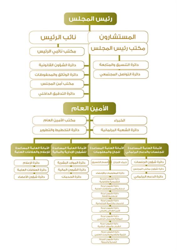الهيكل التنظيمي